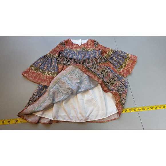Pippa & Julie bell sleeve bohemian dress size Girls 4 - Picture 8 of 13